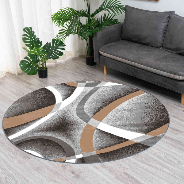  Dywan okrągły Novo 80x80 cm, Melodia - pluszowy, miękki do salonu i sypialni