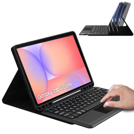 Etui z klawiaturą do Samsung Galaxy Tab S10 Lite - ochronne z podstawką, dostęp do portów i przycisków