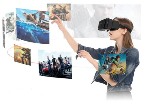 Okuliare 3D VR Shinecon G10 na smartfón ľahké pohodlné nastaviteľné 120