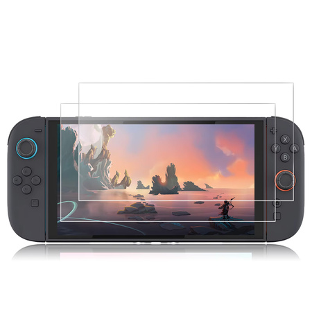 Szkło hartowane do Nintendo Switch OLED ochronne szybka 9H na ekran zestaw