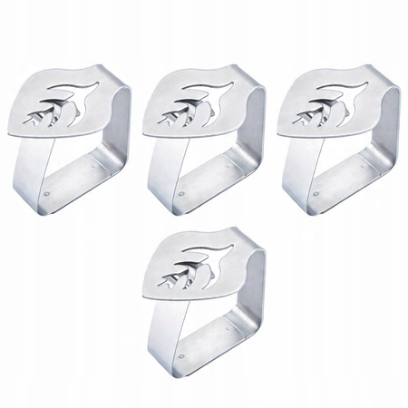 Strado Steel Tablecloth Clips STL4 - Leaves