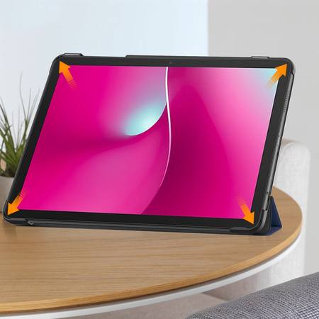 Puzdro Smart na T-Mobile T Tablet 2 10.1 5G 2025 s klapkou, tmavomodré - ochranné so stojanom