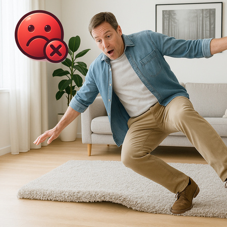 8X PODKŁADKI NAKLEJKI antypoślizgowe pod dywan wykładzinę nakładki zestaw