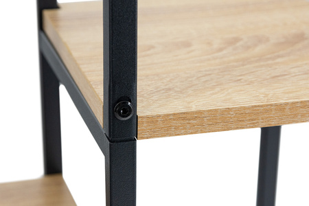 PANORAMA 6 level metal standing flower stand - elegant flower and plant stand OAK