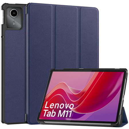 Etui Smart do Lenovo Tab M11 10.95 11 TB330 / Tab M11, granatowe - ochronne z podstawką