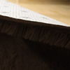 Shaggy Strado 100x100 DarkCoffee round rug (Dark brown)