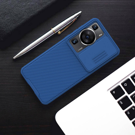 Puzdro Nillkin CamShield Pro na Huawei Honor Magic 5 Pro, modré - ochranné so stojanom