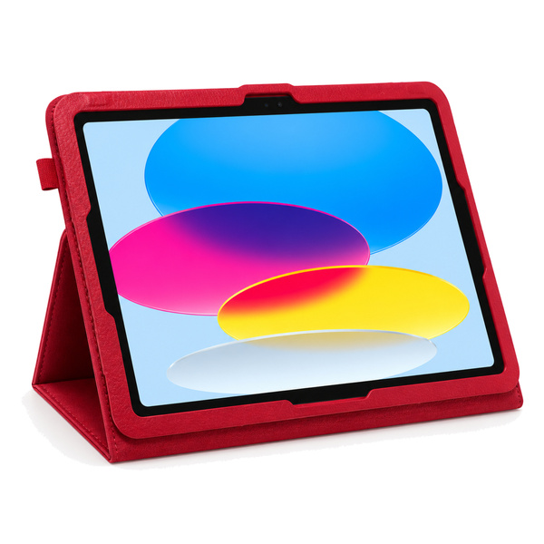 Etui obrotowe do Apple iPad 10.9 2022 gen 10 iPad 11 A16 2025 gen 11 - czerwone