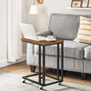 Strado VENGE auxiliary coffee table - laptop side table for sofa and bed 2in1 wheels and legs