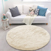 Shaggy Strado Round Carpet 180x180 CreamBeige (Beige)