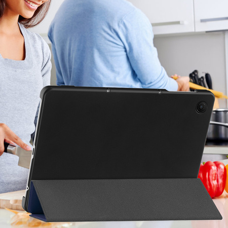 Puzdro Smart na T-Mobile T Tablet 2 10.1 5G 2025 s klapkou, tmavomodré - ochranné so stojanom