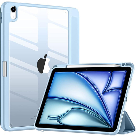 Puzdro Crystal Pencil na iPad Air 11 6 Gen M2 2024 / 7 Gen M3 2025 / iPad Air 11 Gen. 6 A2902 A2899 A2900, modré - ochranné