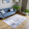 NOVO Strado modern carpet for living room delicate gray pattern velvet Gray Shine 140x200 cm