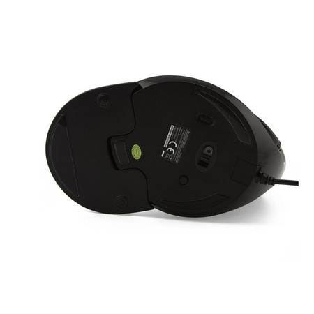 Ergonomic Computer Mouse - Delux M618 RGB Black