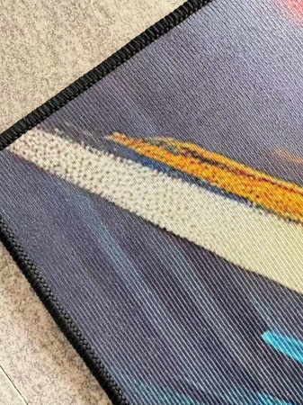 3D Strado BasketBall carpet 120x170 cm modern with 3D pattern for gamer's room