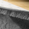 Shaggy Strado 300x300 GreyNight round carpet (Dark Gray)