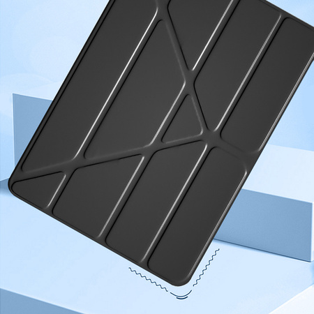 Puzdro Trifold Case obal na iPad Pro 13 Gen 5 A2925 A2926 A3007 / Gen. 5 A2925, čierne - ochranné