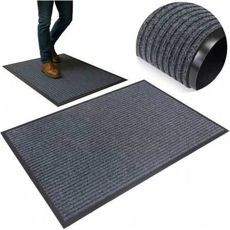 STRADO doormat under shoe door entrance rubber mat 60x90 thick XL