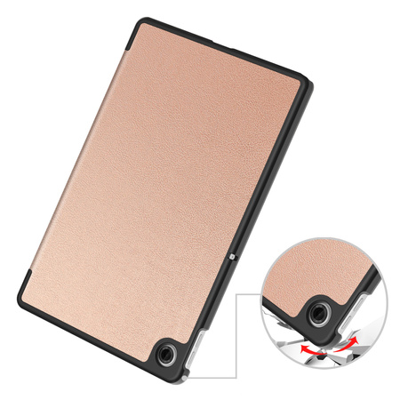 Puzdro Smart na Lenovo Tab 10.1 2025 s klapkou / Lenovo Tab, ružové - ochranné so stojanom