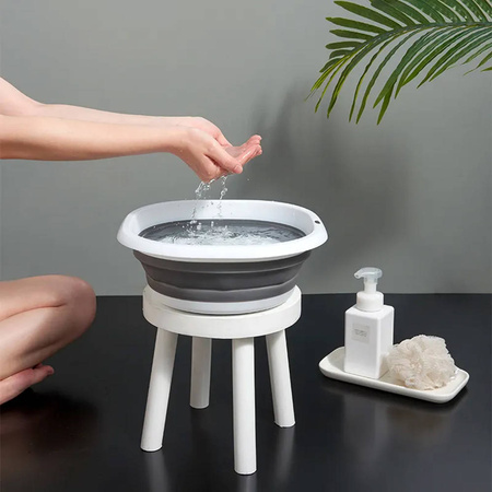 Silicone bowl collapsible universal container - L 36x26x14,8 cm