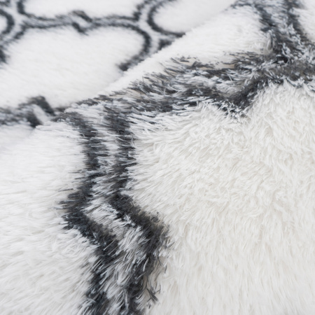 Dywan do salonu shaggy DECOR antypoślizgowy miękki puszysty modny 200x250, biały