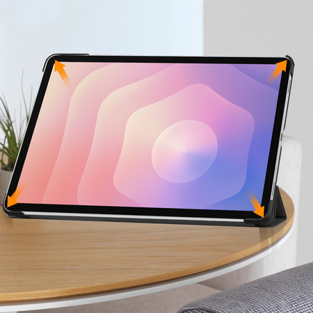 Puzdro Smart na Samsung Galaxy Tab S11 11 SM SMX736 s klapkou, čierne - ochranné so stojanom