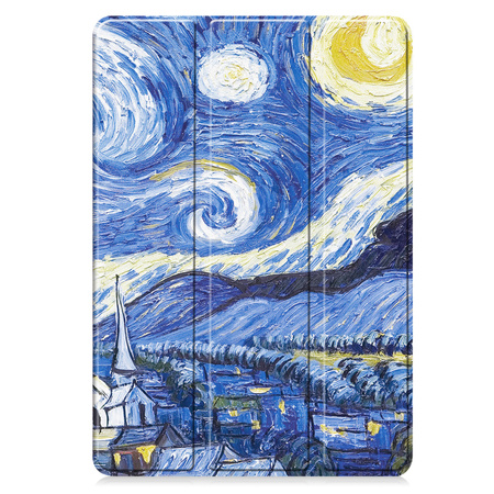 Puzdro grafické na Xiaomi Pad 7 / Pad 7 Pro 11.2 s klapkou / Xiaomi Pad 7 Pro - ochranné so stojanom