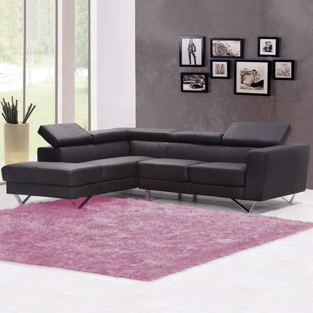 Dywan Shaggy 200x300 cm, różowy - miękki, puszysty do salonu i sypialni