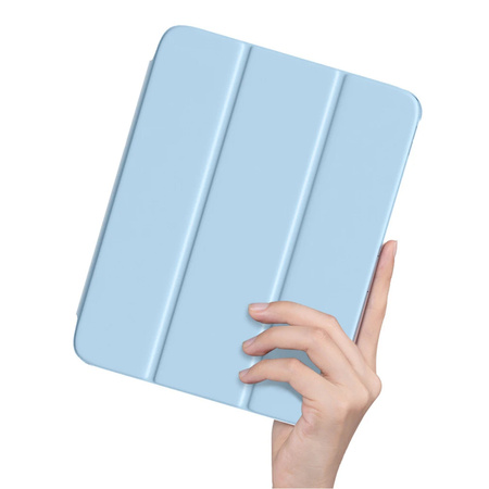 Hard Crystal case with stylus holder for Apple iPad 10.9 10 GEN 2022 / iPad 11 A16 11GEN 2025 - Blue