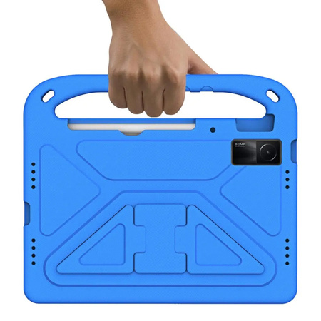 Puzdro s držiakom FunColor na Xiaomi Mi Pad 6 / 6 Pro, modré - ochranné so stojanom