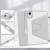 Puzdro otočné Clear na Lenovo Idea Tab 11 2025, sivé - ochranné so stojanom