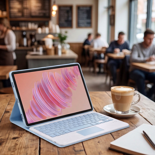 Puzdro s klávesnicou na Lenovo Tab Plus 11.5 - ochranné so stojanom, prístup k portom a tlačidlám
