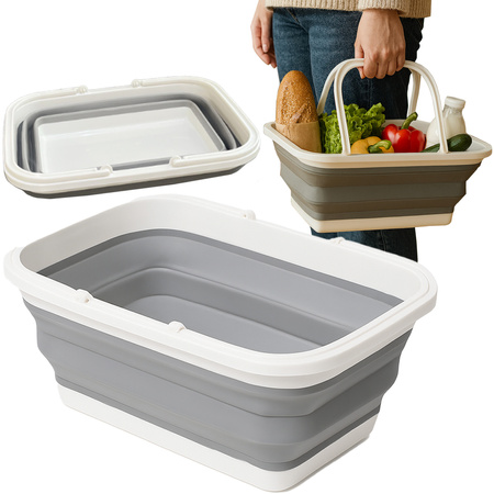 Strado Silicone folding shopping basket SSB2