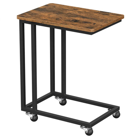 Strado VENGE auxiliary coffee table - laptop side table for sofa and bed 2in1 wheels and legs