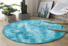Shaggy Ombre Strado Round Carpet 120x120 OmbreBlue (Light Blue)