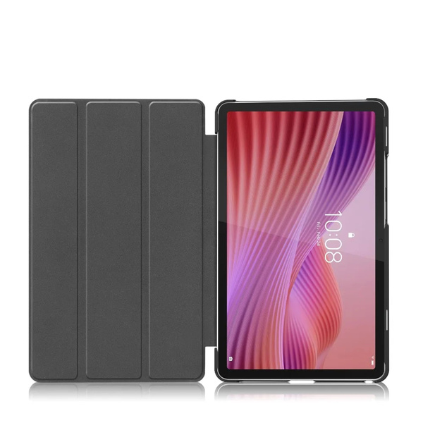 Etui Smart do Lenovo Tab One 8.7 2025 TB305FU TB305XU, ochronne z podstawką - ciemnozielone
