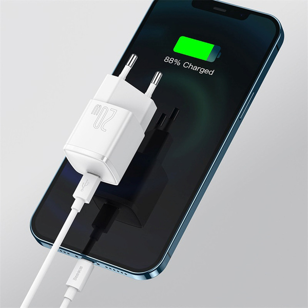 Ładowarka sieciowa Baseus Cube 20W USB-C - biała
