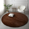 Rabbit Strado 100x100 round rug Carmel (Brown)
