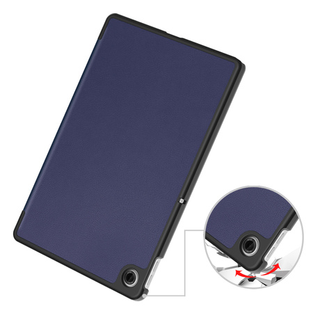 Etui Smart do Lenovo Tab 10.1 2025 z klapką / Lenovo Tab, granatowe - ochronne z podstawką