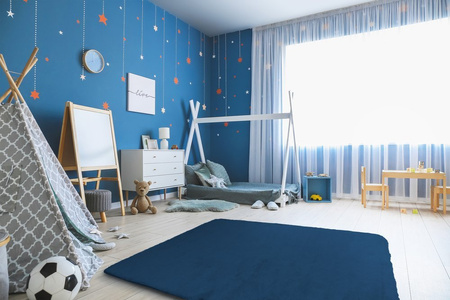 Room Rug Rabbit Strado 100x150 RoyalNavy (Blue)