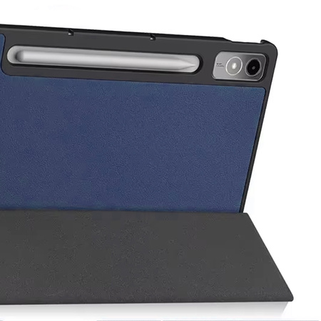 Puzdro Smart Case na Lenovo Tab P12 12.7 TB370 2023 / Tab P12 TB370, tmavomodré - ochranné so stojanom