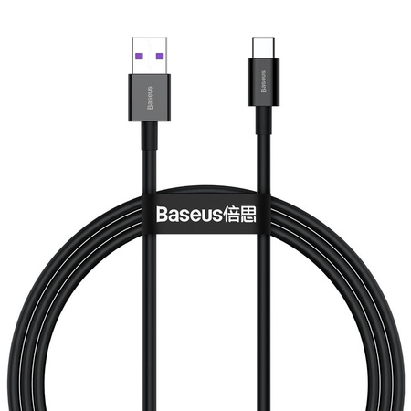 Baseus Superior kabel USB Typ C 66 W Huawei SuperCharge Scp 1 m