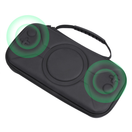 Torba etui do Nintendo Switch 2 2025 na karty kabel uchwyt wstrząsoodporna, czarna