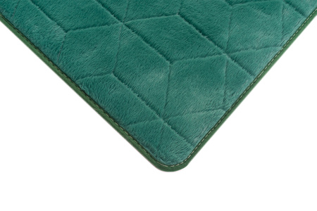 STRADO Rabbit 3D plush soft like rabbit anti-slip carpet 140x200 BottleGreen