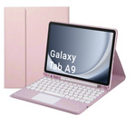 Etui z klawiaturą Bluetooth do Samsung Galaxy Tab A9 8.7 X110 / X115, różowe - ochronne