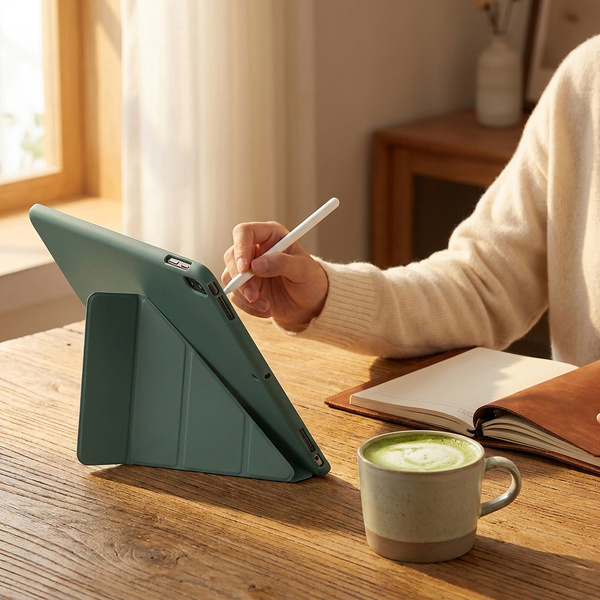 Trifold Case iPad Air 11 6 GEN M2 2024 / 7 GEN M3 2025 - Green