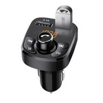 Transmiter FM samochodowy z ładowarką USB Bluetooth i na pendrive Kebidu A5, czarny
