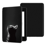 Smart Case Graphic Case for Kindle Paperwhite 1/ 2/ 3 (Moon Cat)