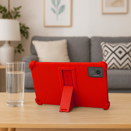 Etui pancerne Armor z podstawką do Lenovo Tab K11 Plus 11.45" TB352FU, czerwone