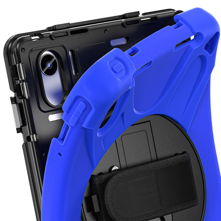 Puzdro Shockproof s držiakom na Lenovo Tab M11 10.95, modré - ochranné so stojanom